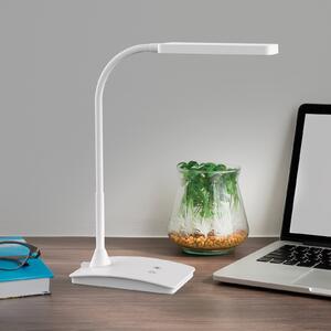 LED stolna lampa MAULpearly, bijela, 38 cm, dim, CCT