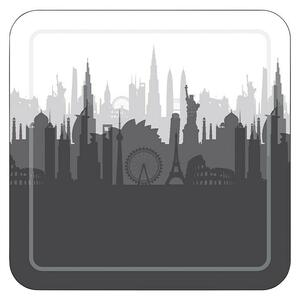 Diaqua Protuklizna podloga Smoothie City (PVC, Bijela-siva-crna)