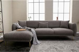 Atelier Del Sofa Kutna garnitura na razvlačenje, Sivo Zlato, Simena Left - Grey