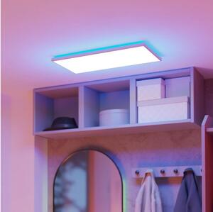 Eglo 901477 -LED RGBW Pri. kupaon. svjetiljka ROVITO-Z 17,2W/230V 30x57cm IP44 bijela