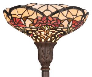 Proljetna podna lampa Kayla u Tiffany stilu