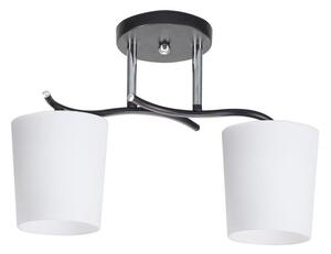 Viseći luster ESNYR 2xE27/40W/230V crna/bijela