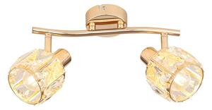 Reflektorska svjetiljka DUBAI 2xE14/40W/230V rose gold