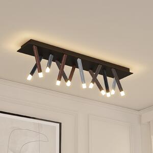 Lucande LED stropna svjetiljka Stoika, 100cm, kvadratna, metalna