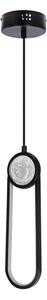 LED Luster na sajli LACRIMA LED/15W/230V 3000K crna