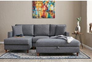 Atelier Del Sofa Kutna garnitura, Sivo, Eva Left - Grey