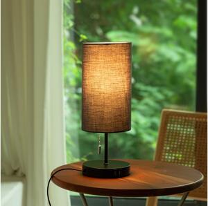Aigostar stolna lampa s USB portom 1xE27/40W/230V crna