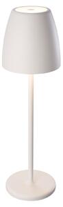 Megatron Tavola LED baterijska stolna lampa, bijela