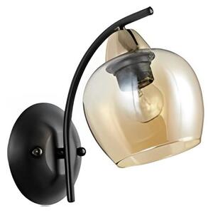 Zidna lampa MERRA 1xE27/40W/230V crna/bež