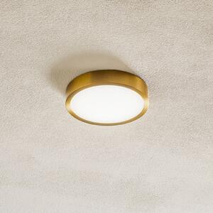 ORION Bully LED stropna svjetiljka s izgledom patine, Ø 14 cm, Zlato / mjed, Dnevni boravak/blagovaonica, Metal