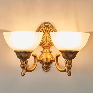 ORION Rocca zidna svjetiljka u bronci, 2 lampe, prigušiva, Bronca / stari mesing, Dnevni boravak/blagovaonica, Metal