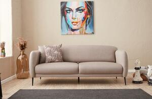 Atelier Del Sofa Trosjed na razvlačenje, Krem, Venus 3-Seat - Cream