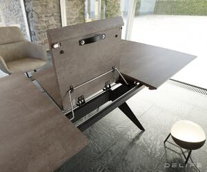 Produljivi stol Edona 160/200x90, Materijal: Keramički izgled - Siva