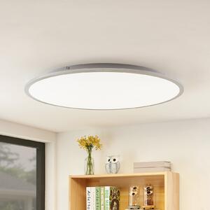 Lindby LED stropna svjetiljka Narima, 4.000 K, Ø 80 cm, srebrna