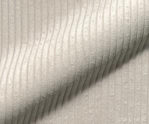 Kutna garnitura Marla 284x143cm, Materijal: Rebrasta tkanina - Bijela 284x143x93cm Fiksni desno