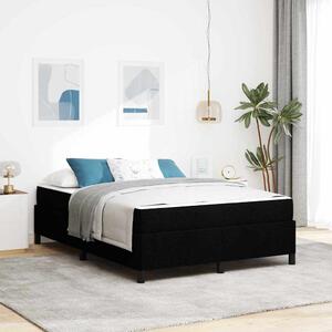 Krevet s opruga kutije Crna 140 x 200 cm tkanina - Crna / 140 x 200 cm