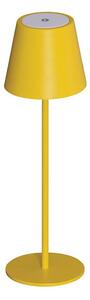 Kanlux 36323 - LED stolna lampa INITA LED/1,2W/1800 mAh IP54 žuta, prigušiva