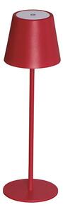 Kanlux 36322 - LED stolna lampa INITA LED/1,2W/1800 mAh IP54 crvena, prigušiva