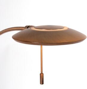 Prigušljiva i podesiva LED podna lampa Zenith bronza