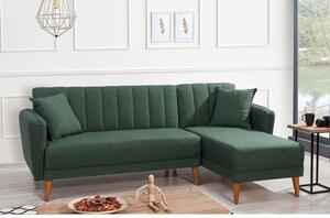 Atelier Del Sofa Kutna garnitura, Aqua Corner Right - Dark Green