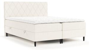 Krem boxspring krevet s prostorom za odlaganje 140x200 cm Gwen – Maison de Rêve