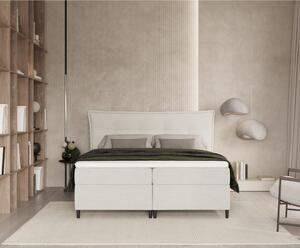 Krem boxspring krevet s prostorom za pohranu 140x200 cm Sinai – Maison de Rêve