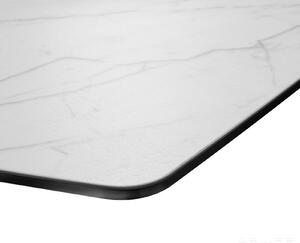 Blagovaonski stol Bootsform, Materijal: Keramika - Bijela Pravokutno / Nehrđajući čelik