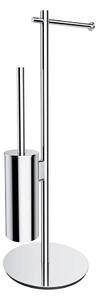 OMNIRES MP60810CR - Stalak za toaletni papir i WC četku MODERN PROJECT krom