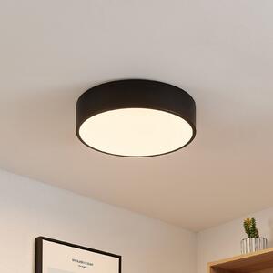 Lindby LED stropna svjetiljka Simera, Ø 30 cm, crna, bijela