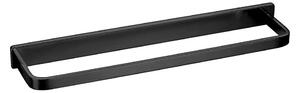 OMNIRES DA70230BL - Zidni držač za ručnike DARLING 37 cm polumat crna