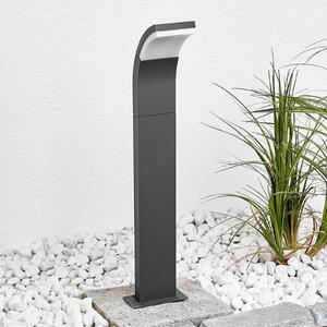 Lucande LED putna svjetiljka Timm, 60 cm, antracit, metal, IP54, Crno, Aluminij