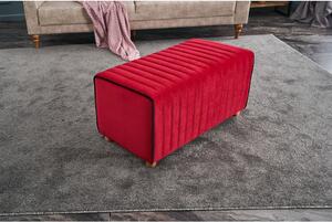 Atelier Del Sofa Tabure, Crvena, Mabel Puf - Red