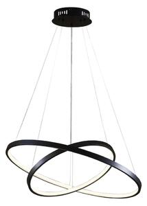 LED Luster na sajli LEA LED/35W/230V 4000K pr. 60 cm crna