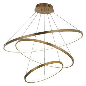 LED Luster na sajli LEA LED/60W/230V 4000K pr. 80 cm zlatna