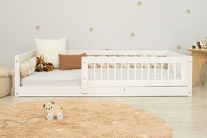 Ourbaby® Low bed for children Montessori Plus - whi bijela 160x80 cm