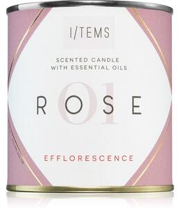 I/TEMS Essential 01 / Rose mirisna svijeća 200 g