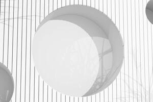 Fotografija Abstract modern conceptual monochrome white 3D, Iana Kunitsa, (40 x 26.7 cm)