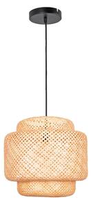 Luster na sajli BERTA 1xE27/20W/230V pr. 50 cm bambus
