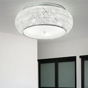 Ideal Lux - Kristalna stropna svjetiljka PASHA 14xE14/40W/230V pr. 65 krom