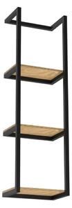 Zidni držač za ručnike 78x23 cm crna