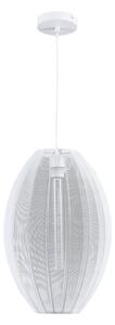 Luster na sajli KAREI 1xE27/20W/230V pr. 30 cm bijela