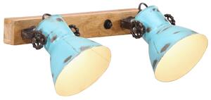 VidaXL Zidna svjetiljka 25 W pohabano plava 45 x 25 cm E27
