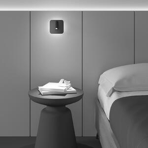Maytoni Ios 176 LED zidna svjetiljka, kvadratna, crna