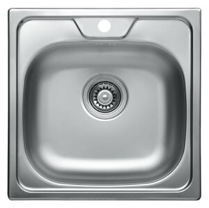 ALVEUS 1074634 - Sudoper ALLUX 48x48 cm mat čelik/satin