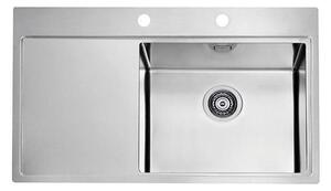 ALVEUS 1103653 - Kuhinjska sudopera PURE 86x52,5 cm satin, desna