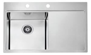 ALVEUS 1103610 - Kuhinjska sudopera PURE 79x52,5 cm satin, lijeva