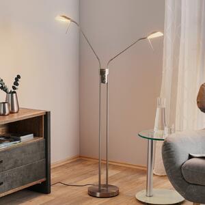 LED podna lampa Pool TW, dvije žarulje, nikal