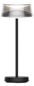 LED Prigušiva stolna lampa CASABLANCA LED/3,4W/5V USB 3600 mAh IP44 crna