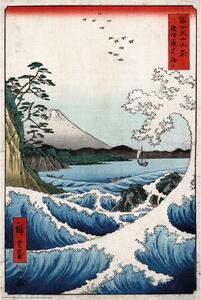 Poster Hiroshige - The Sea At Satta, Hiroshige Utagawa