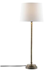 PR Home Kent stolna lampa, bijela/mjed, stožasto sjenilo